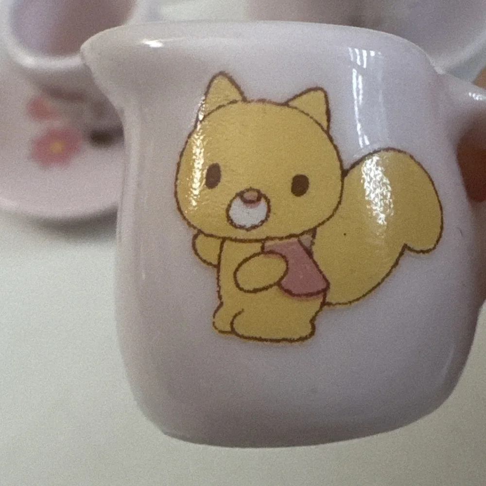 Hello Kitty Mini Tea Set 2008 Sanrio Set Of 10 Pieces